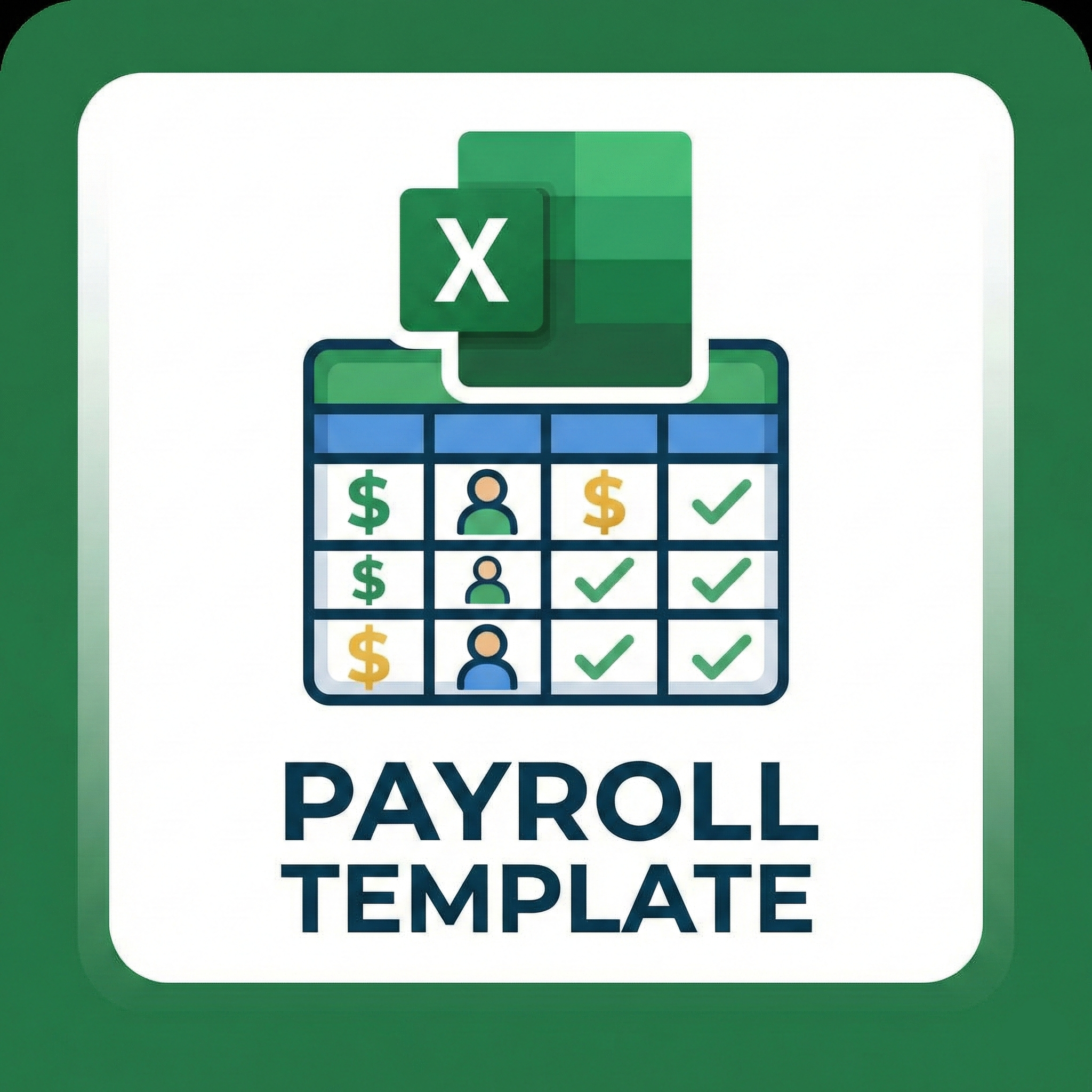 Basic Payroll with Overtime Pay Template