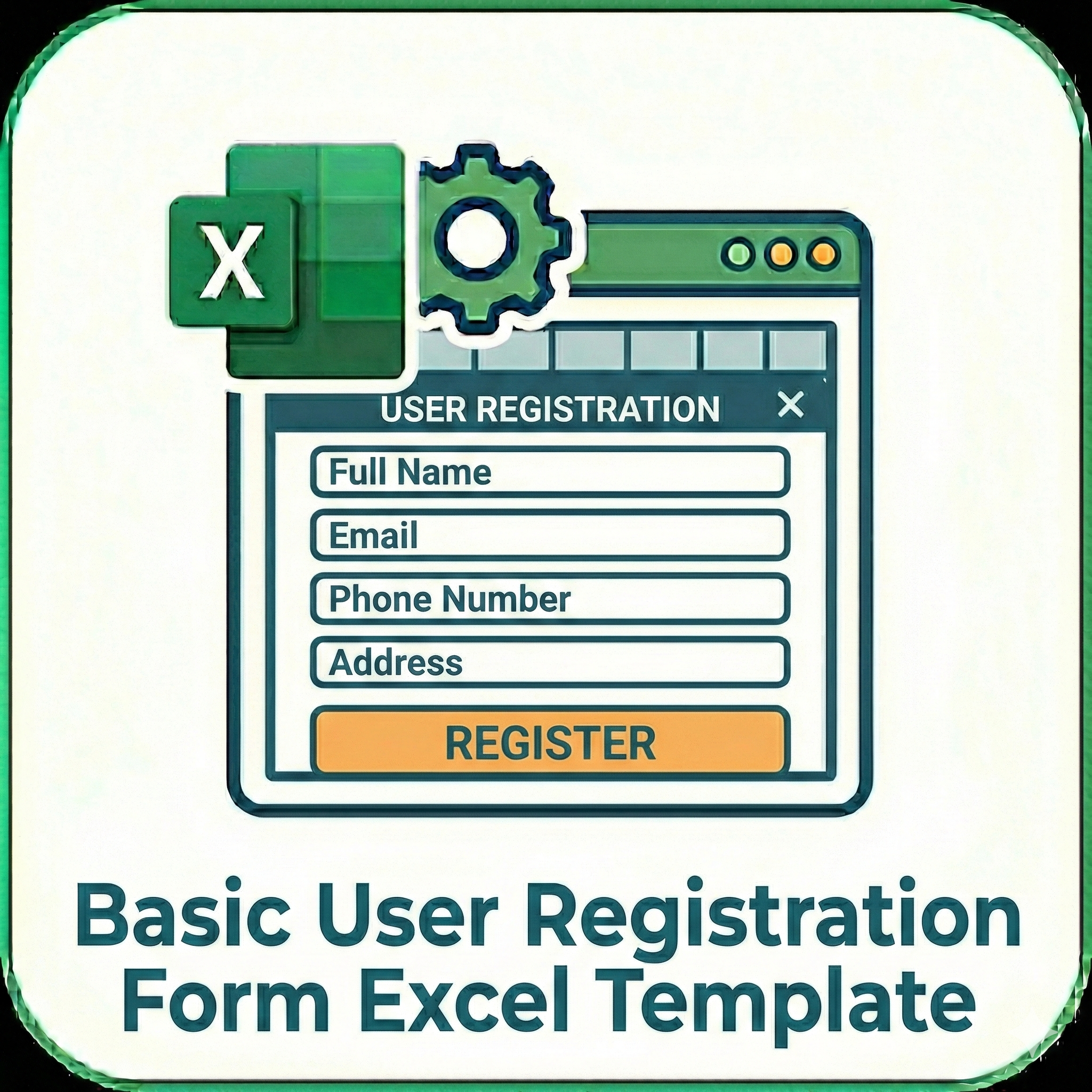 Excel Basic User Registration Form