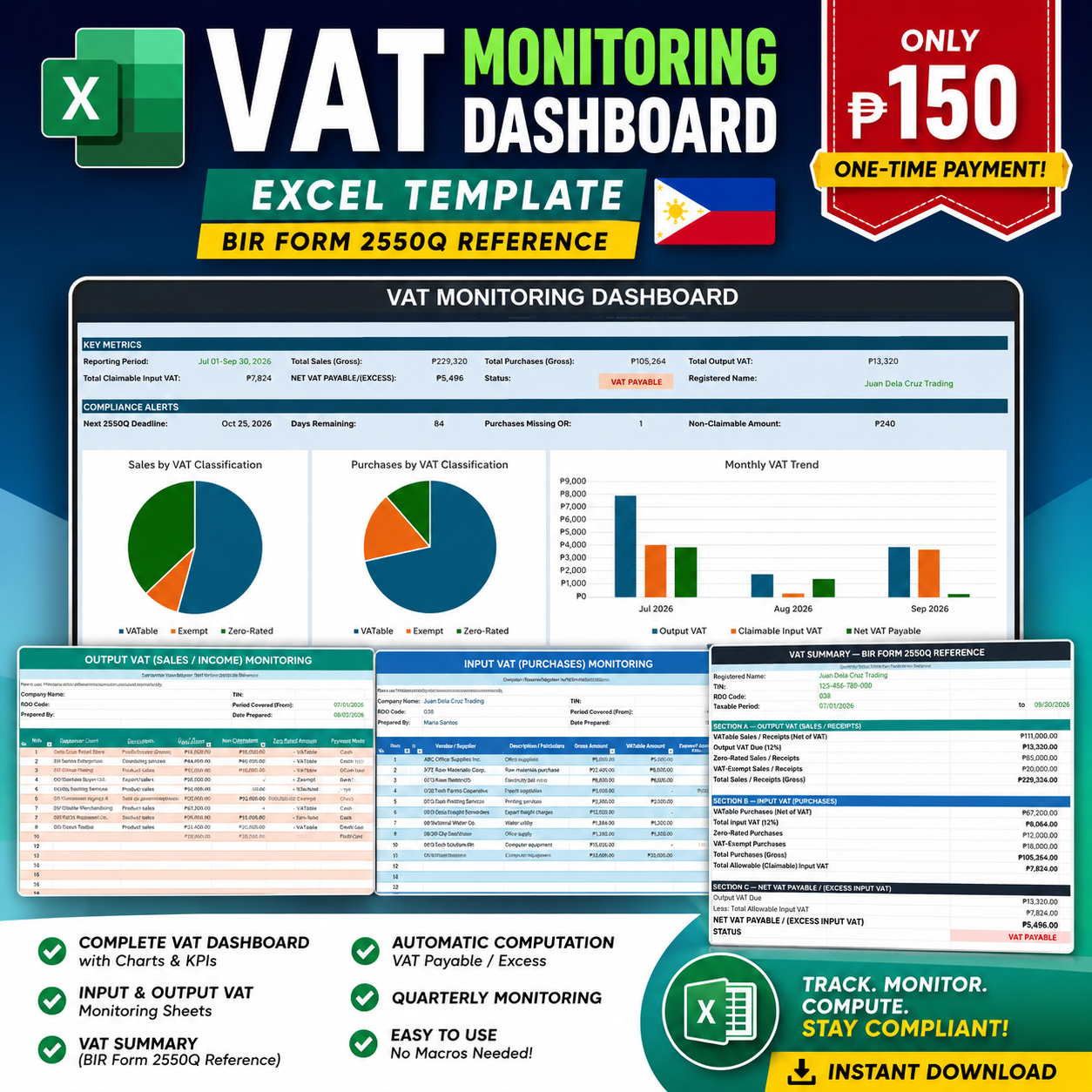 VAT Monitoring Excel Template