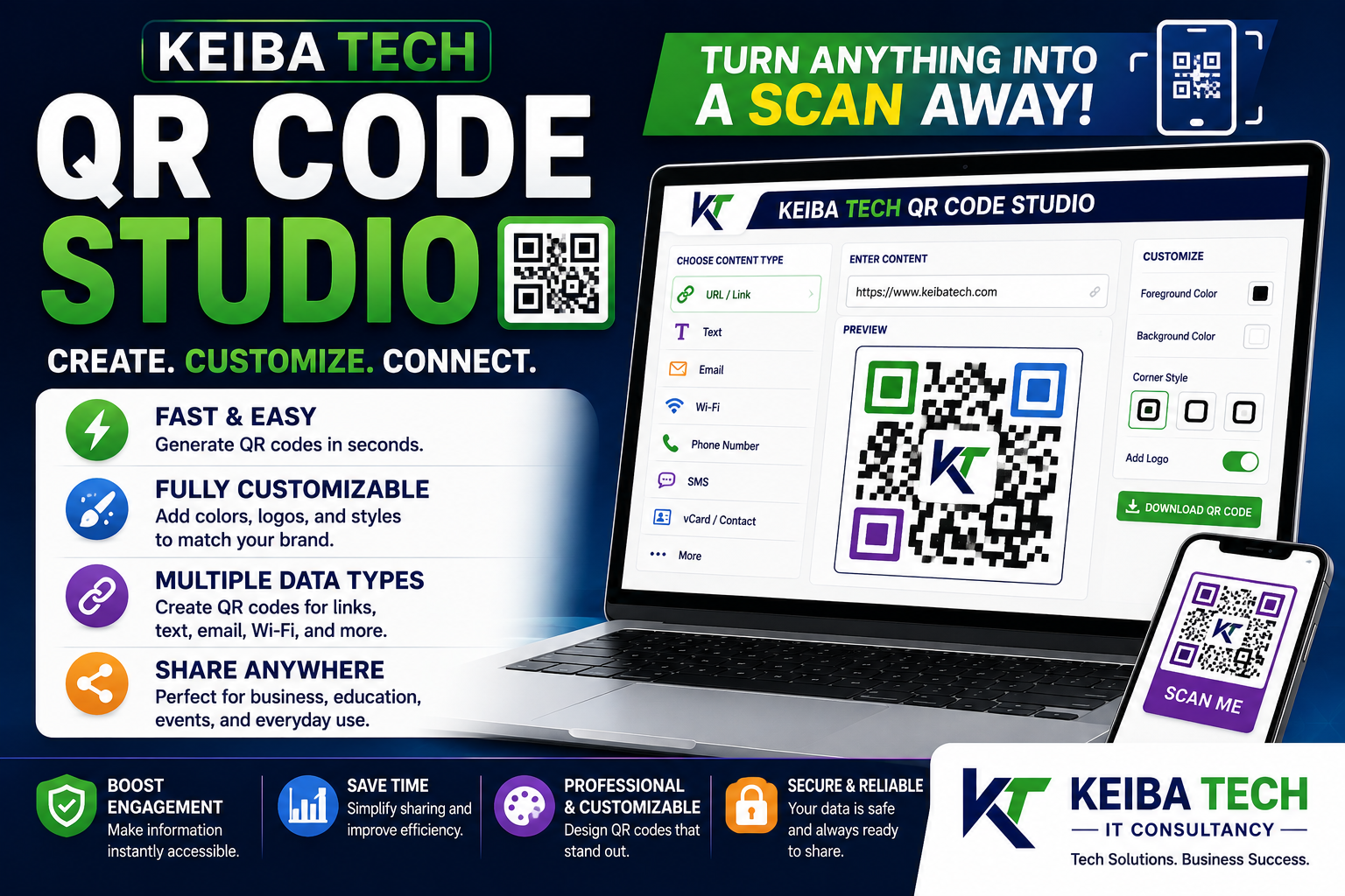 Keiba Tech QR Code Studio